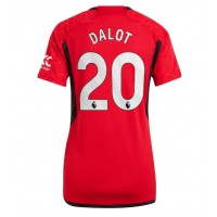 Manchester United Diogo Dalot #20 Hemmatröja Dam 2023-24 Kortärmad